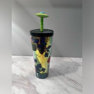 Starbucks Extraterrestrial Cold Cup with Spaceship Straw Topper (24 oz) Venti